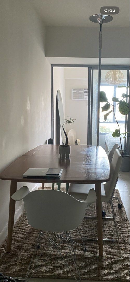 Hard wood mid century table 170x90cm (Category: Tables & Sets) located in Makati City. Submitted by doesnotsparkjoyanymore (Listing ID 1450452918, Image 2). Description: Pick up in bgc Well used got it from HMR Really good quality Rfs: need a smaller one .