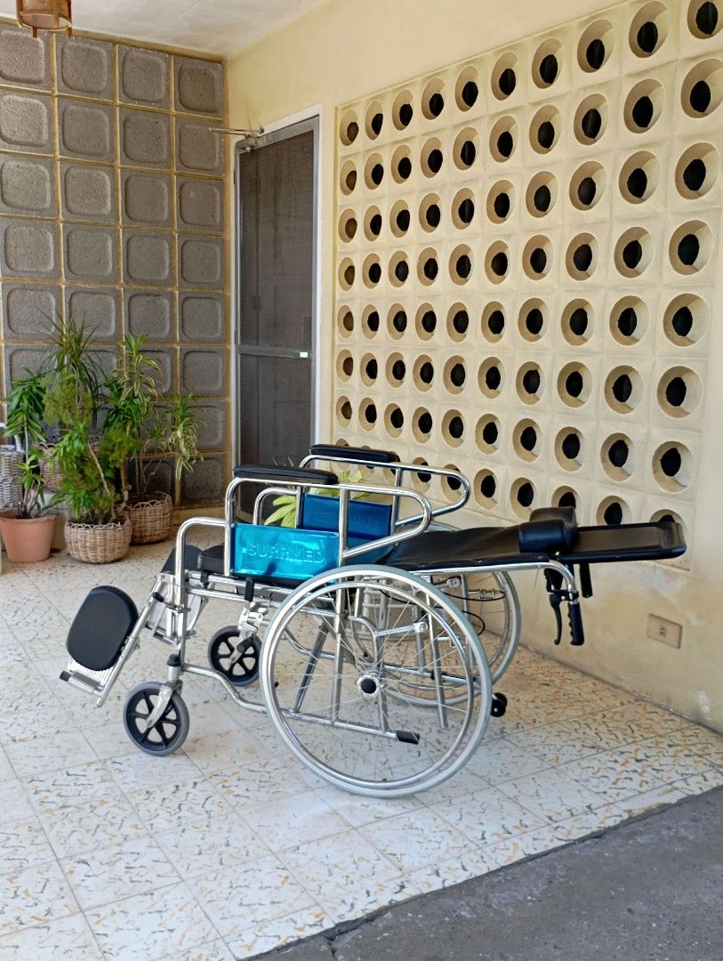 Hardly Used Wheelchair (Category: Wheelchairs) located in Iligan City. Submitted by calmhorse_b2a82a (Listing ID 1450438244, Image 2). Description: ✔️ Hardly used wheelchair (with commode and can recline)- P4,000 Mode of Payment: GCash or Cash.