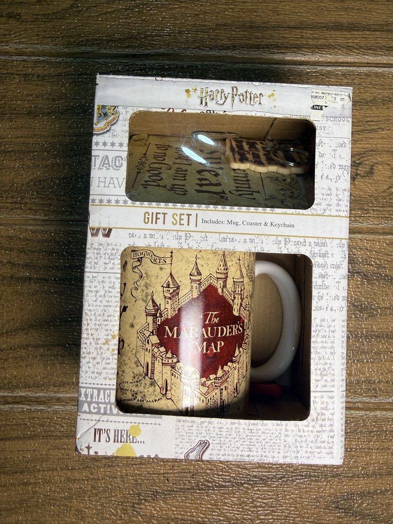 Harry Potter Marauder's Map Mug Gift Set (Category: Coffee & Tea Tableware) located in Quezon City. Submitted by fashionifywardrobe8899 (Listing ID 1450330057, Image 1). Description: .