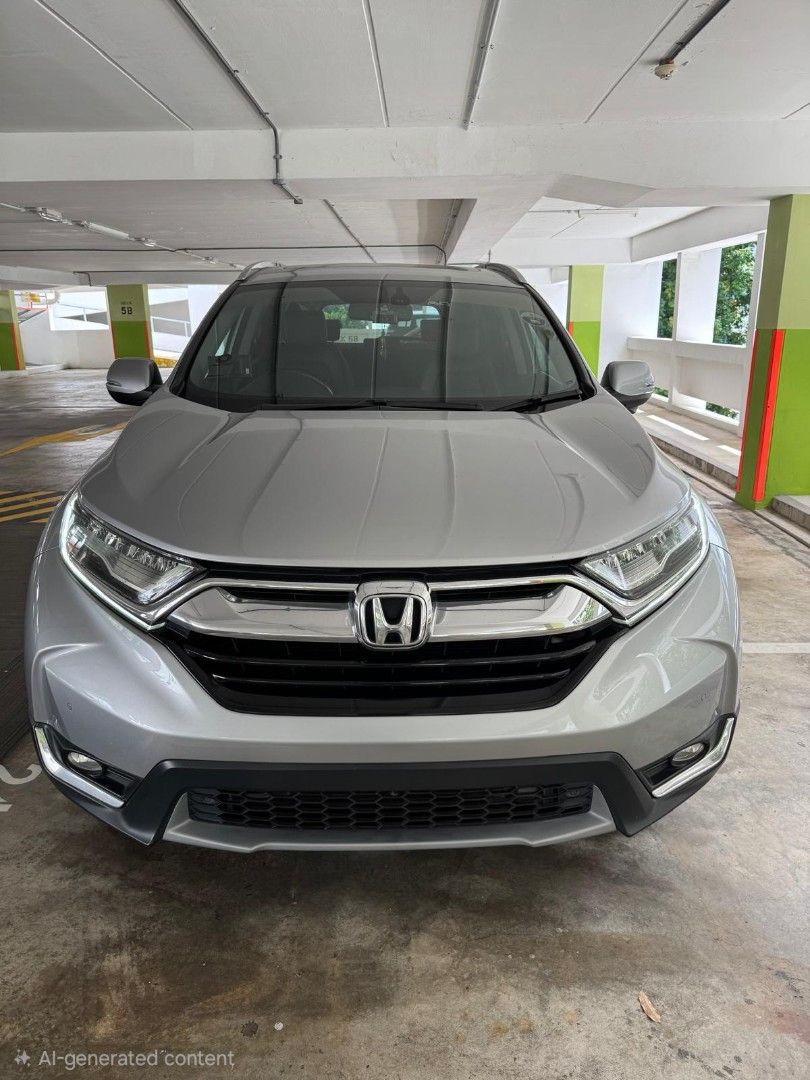 Honda CR-V 1.5 Auto Turbo 7-seater Sunroof Auto (Category: Used Cars) located in Singapore. Submitted by angietjia (Listing ID 1450407260, Image 1). Description: Single owner, very well maintained car. Have been serviced by authorised agent, Kah Motor since day one. Accident free. No agents pls..