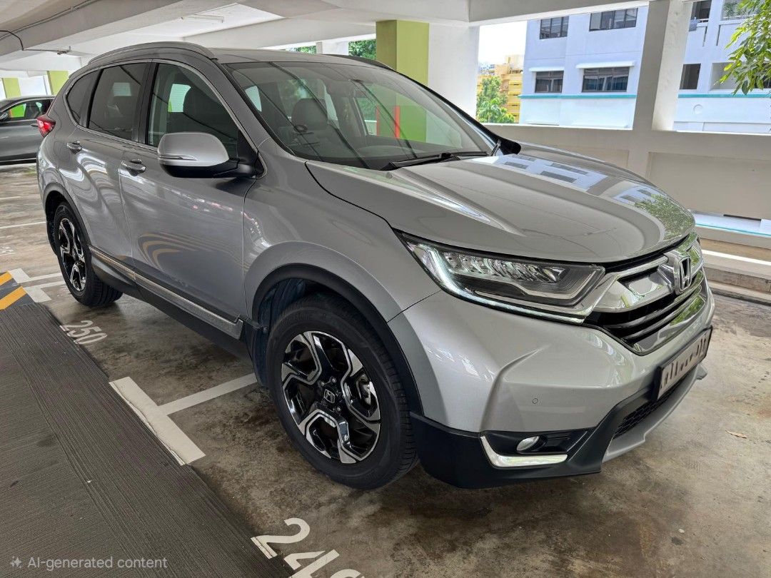 Honda CR-V 1.5 Auto Turbo 7-seater Sunroof Auto (Category: Used Cars) located in Singapore. Submitted by angietjia (Listing ID 1450407260, Image 2). Description: Single owner, very well maintained car. Have been serviced by authorised agent, Kah Motor since day one. Accident free. No agents pls..