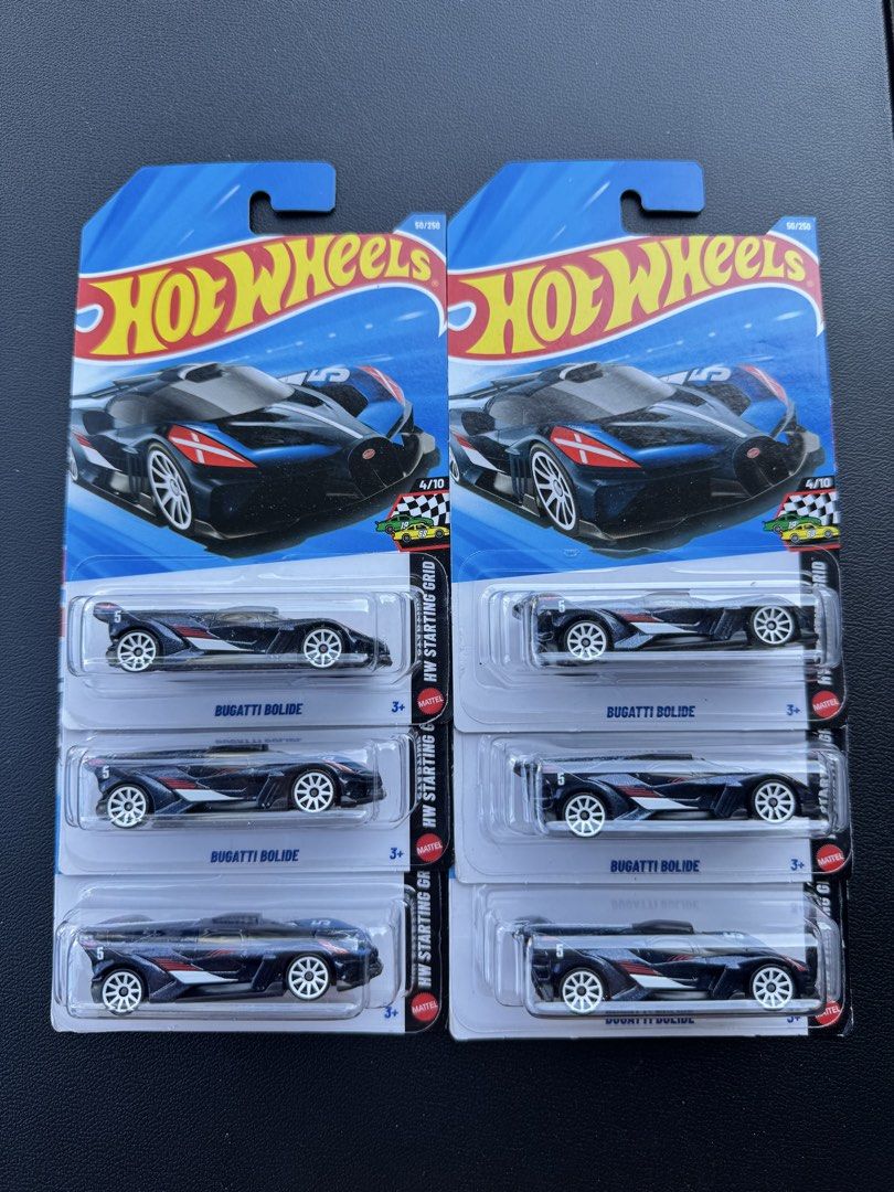 Hotwheels Bugatti Bolide grid (Category: Vehicle & Diecast Models) located in Manila. Submitted by altan16 (Listing ID 1450411066, Image 1). Description: Php 160 each.