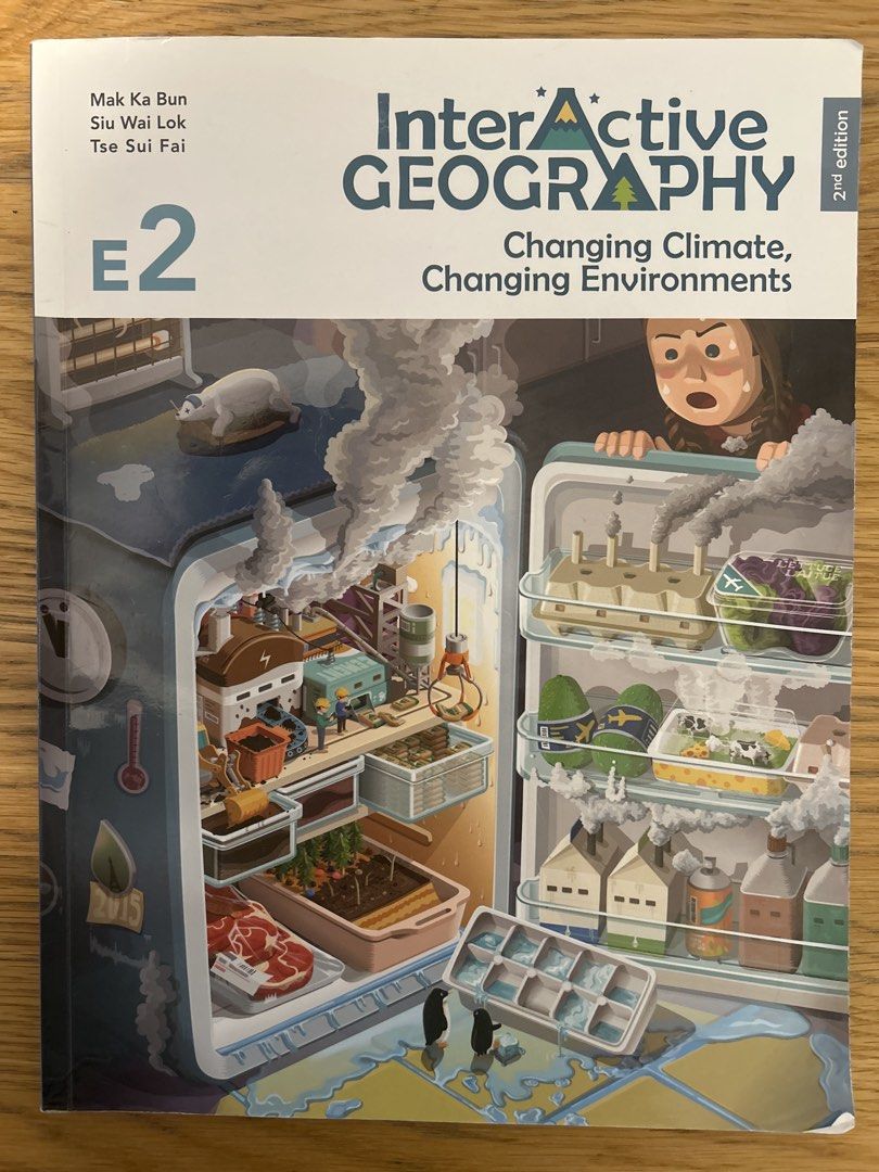 Interactive geography E2 （分類：教科書）位於 Hong Kong。 由 sharonywy 提交（商品編號 1450403380，圖片 1）。簡介： Highlight+書寫（擦得甩原子筆）約50%。