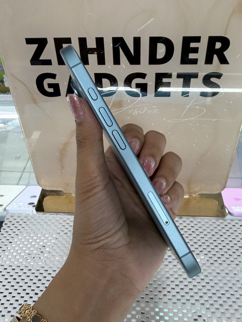 iPhone 16 256GB OPENLINE (NTC APPROVED) (Category: iPhone 16 Series) located in San Juan City. Submitted by desireebayal96 (Listing ID 1450503807, Image 2). Description: iPhone 16 (TEAL) * 256GB * OPENLINE (ANY SIM) * NTC APPROVED * 88% BATTERY HEALTH ORIGINAL (CAN CHECK 3UTOOLS) * 97% SMOOTH * NO ISSUE * NO HISTORY OF REPAIR * NO ICLOUD ISSUE * NOT REFURBISHED * WORKING FACE ID & TRUETONE * WITH CORD TYPE C NOTE: HINDI LANG PO MASYADONG MAKINIS,