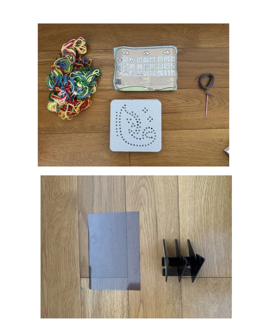 Kids Embroidery Kit and Optical Drawing Board (Category: Craft Supplies & Tools) located in Mandaluyong City. Submitted by grmnk (Listing ID 1450378530, Image 2). Description: Take both for 250 Sewing Activity Kit (Includes 8 patterns) & Optical Image Drawing Board designed for tracing digital images from a phone or tablet onto paper BPI / GCash GGX / grab / lalamove from mandaluyong.