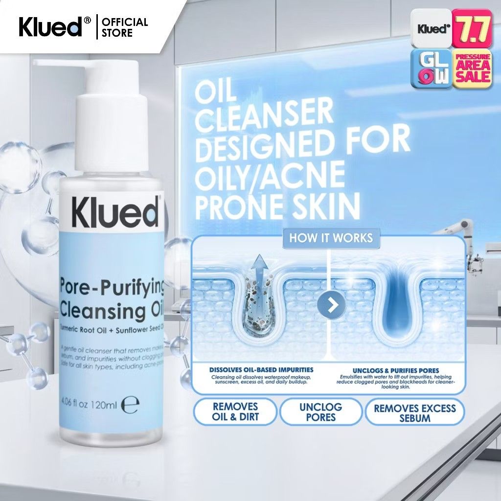 Klued Pore-Purifying Cleansing Oil (Category: Face Care) located in Quezon City. Submitted by ki_iro_sells (Listing ID 1450358976, Image 1). Description: Brand New Authentic OG Price - 250/299 RFS - DECLUTTER MOP - GCASH/GOTYME/maribank Del - ggx LALAMOVE jnt Pm for inquiries.