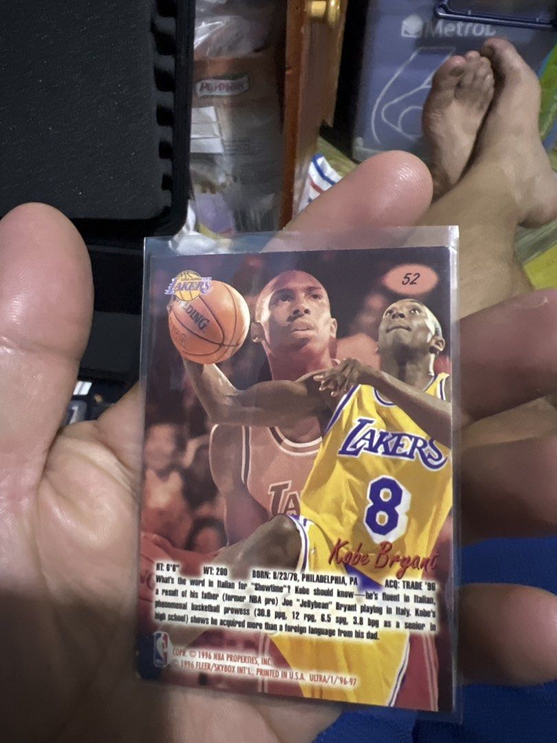 KOBE BRYANT ULTRA ROOKIE CARD (Category: Raw Singles) located in Subic. Submitted by lorenzo100488 (Listing ID 1450336111, Image 2). Description: .