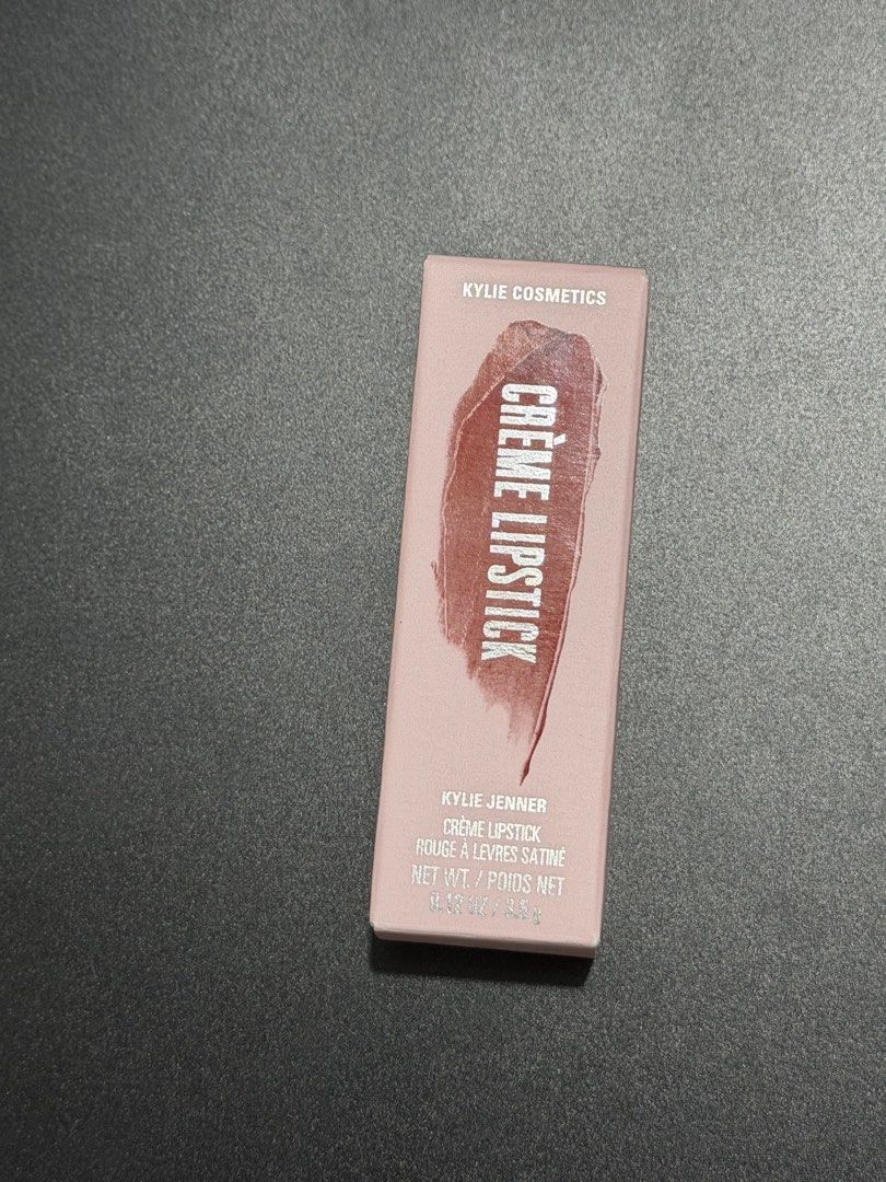 Kylie Cosmetics Creme Lipstick (Category: Makeup) located in San Juan City. Submitted by notanne (Listing ID 1450500561, Image 2). Description: Shade: Talk Is Cheap (510) Finish: Satin Color: Neutral Brown Brand new with box SRP: $23 USD / ₱1,300.