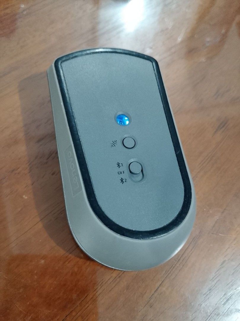 Lenovo 600 Wireless Bluetooth Silent Mouse - Iron Grey (Category: Mouse & Mousepads) located in Manila. Submitted by anvicnicajeff (Listing ID 1450520454, Image 2). Description: almost new excellent battery condition no box - Lenovo 600 Wireless Bluetooth Silent Mouse - Color: Iron Grey - Connectivity: Bluetooth wireless - Feature: Silent clicks for quiet operation - Ideal for: Work or home use - Condition: Tested and working well.