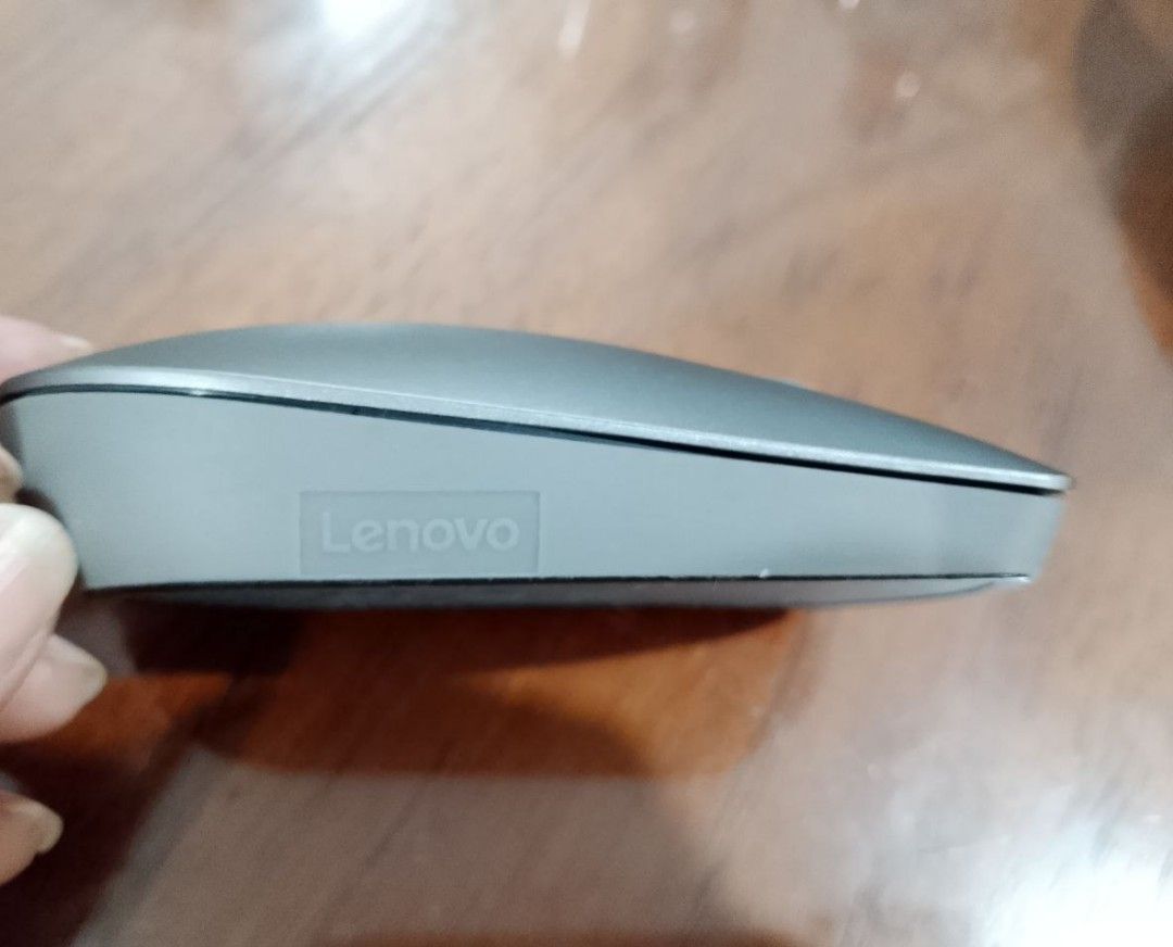 Lenovo 600 Wireless Bluetooth Silent Mouse - Iron Grey (Category: Mouse & Mousepads) located in Manila. Submitted by anvicnicajeff (Listing ID 1450520454, Image 3). Description: almost new excellent battery condition no box - Lenovo 600 Wireless Bluetooth Silent Mouse - Color: Iron Grey - Connectivity: Bluetooth wireless - Feature: Silent clicks for quiet operation - Ideal for: Work or home use - Condition: Tested and working well.