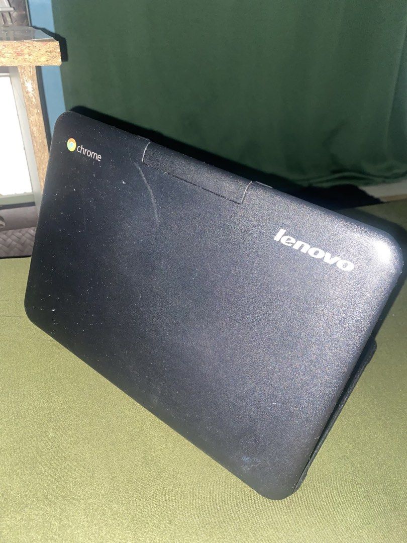 Lenovo Chromebook Laptop (Category: Laptops & Notebooks) located in Quezon City. Submitted by yeshatan (Listing ID 1450521422, Image 1). Description: - Lenovo Chromebook laptop - Black exterior - Great for school or everyday browsing - Ready for a new owner ISSUE - KEYBOARD .