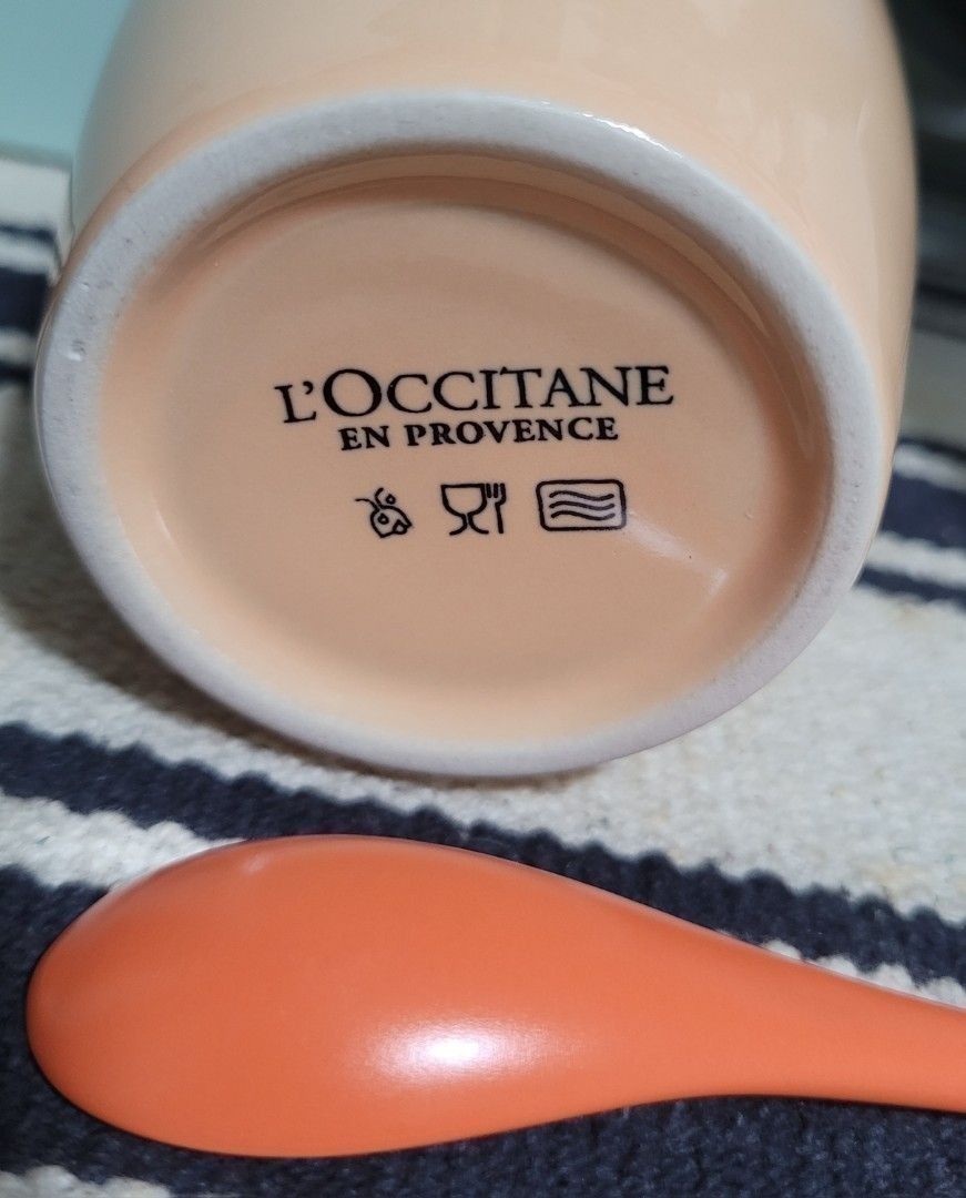 L'occitane Ceramic Cup with spoon512818211477278721
