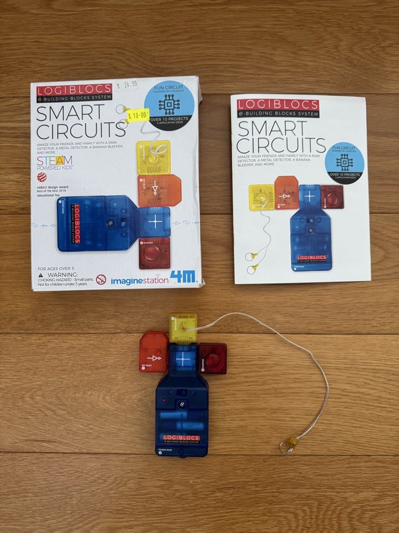 Logiblocs Smart Circuits (Category: Educational & Learning Toys) located in Mandaluyong City. Submitted by grmnk (Listing ID 1450376755, Image 3). Description: RFS: Daughter prefers other STEAM toys BPI / GCash GGX / Grab / Lalamove from Mandaluyong.