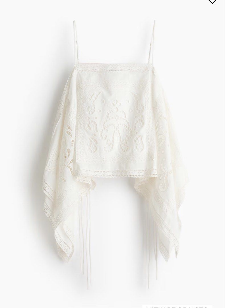 LOOKING FOR: H&M Strappy Embroidery Top (Category: Sleeveless) located in Paranaque City. Submitted by destashing_moma (Listing ID 1450364870, Image 1). Description: LOOKING FOR!! Size XS-S PM ME.