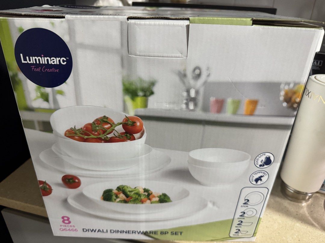 Luminarc Diwali Dinnerware 8 Piece Set