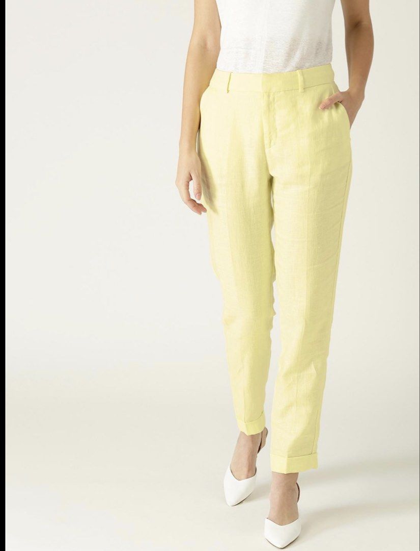 Mango butter yellow linen pants (Category: Other Bottoms) located in San Simon. Submitted by katechicha96 (Listing ID 1450333776, Image 1). Description: .