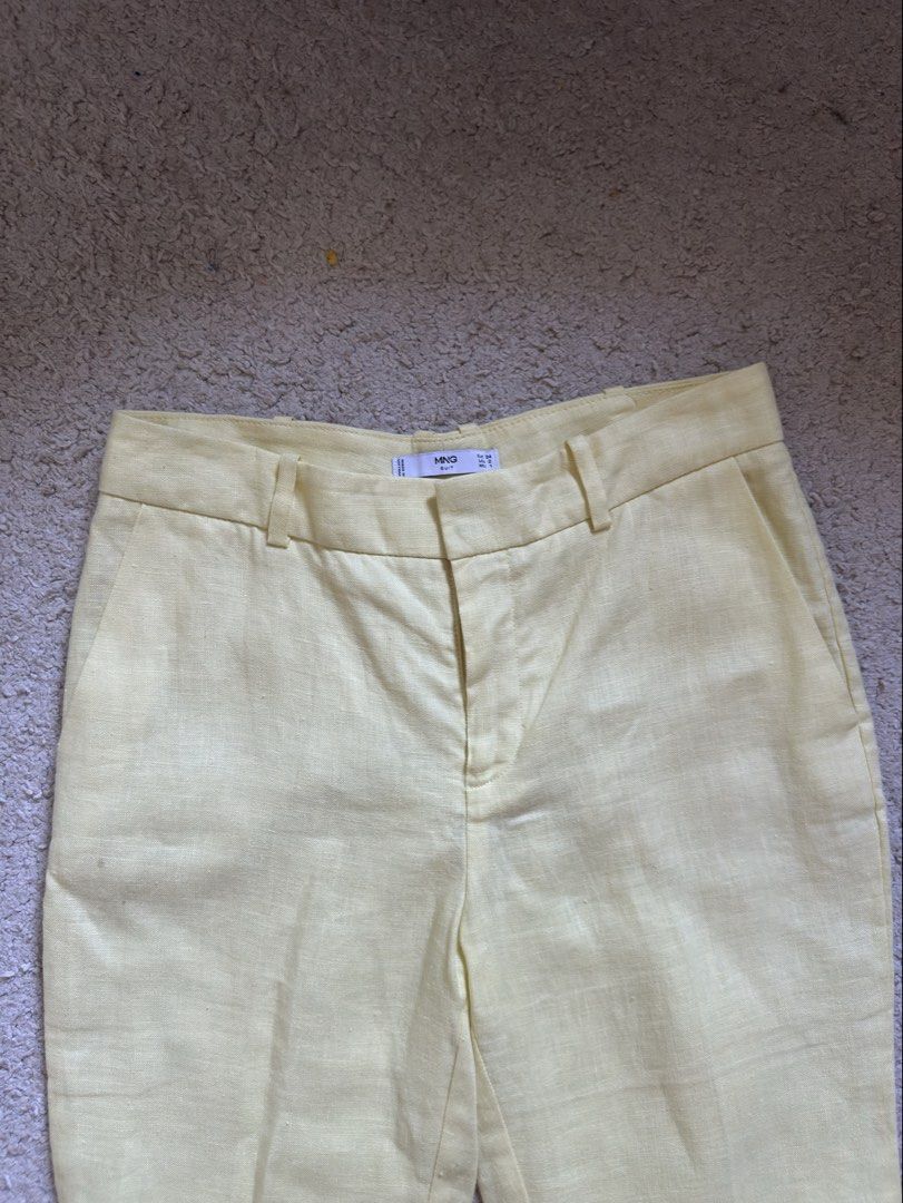 Mango butter yellow linen pants (Category: Other Bottoms) located in San Simon. Submitted by katechicha96 (Listing ID 1450333776, Image 3). Description: .