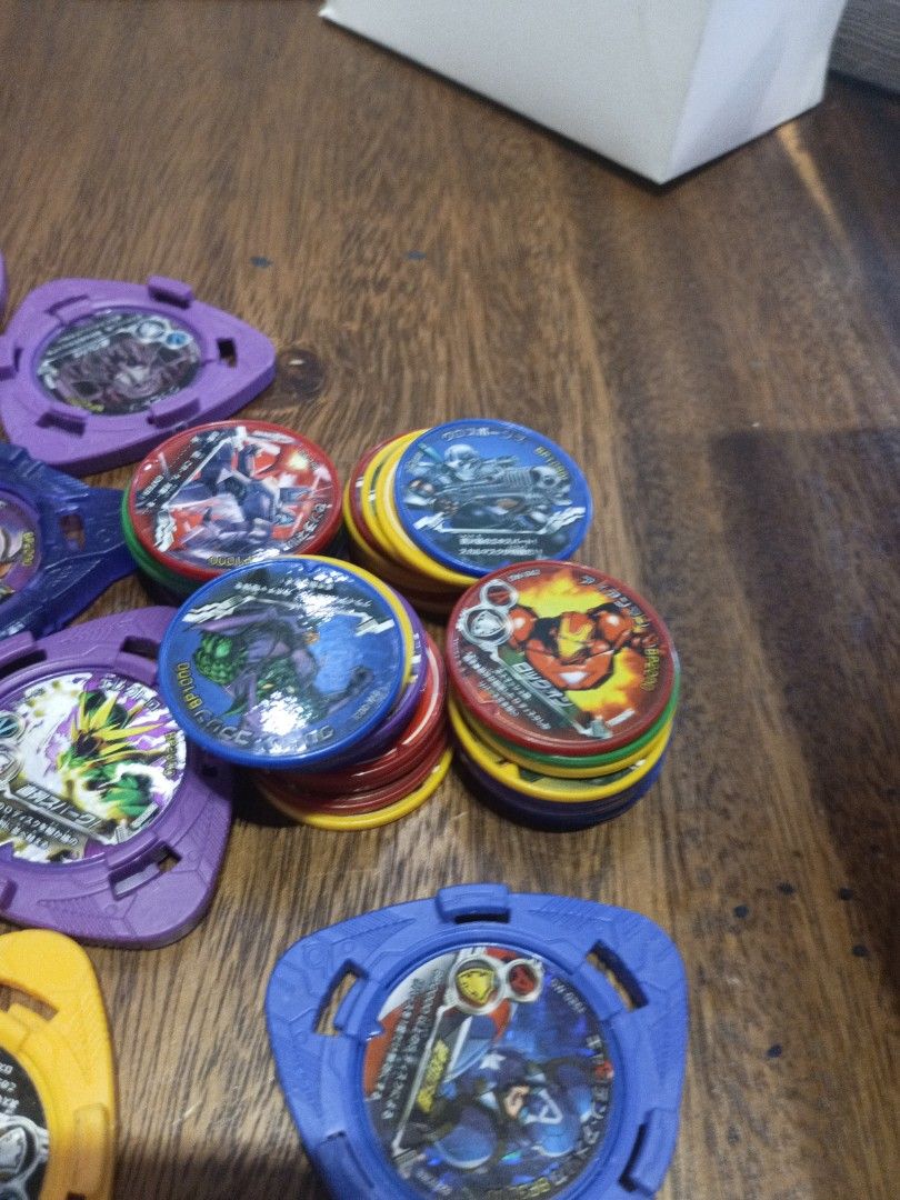 Marvel Disk Wars: Bachicombat Chips Over 100 pcs.✨‼️ (Category: Character Goods) located in Manila. Submitted by petestone (Listing ID 1450380854, Image 3). Description: Marvel Disk Wars: Bachicombat Assorted Chips and disk‼️✨ For only 200.00‼️✨ Good for collection..