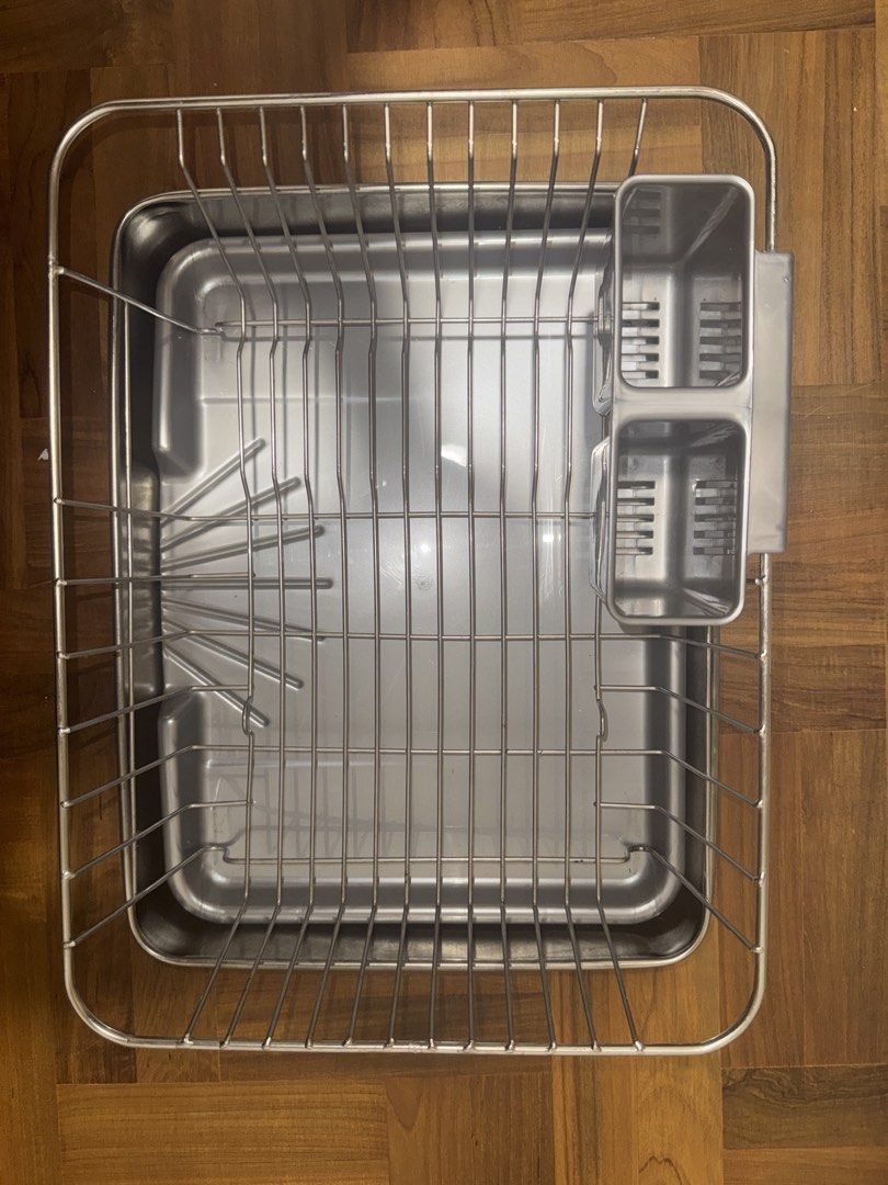 Minimalist Stainless Steel Dish Rack