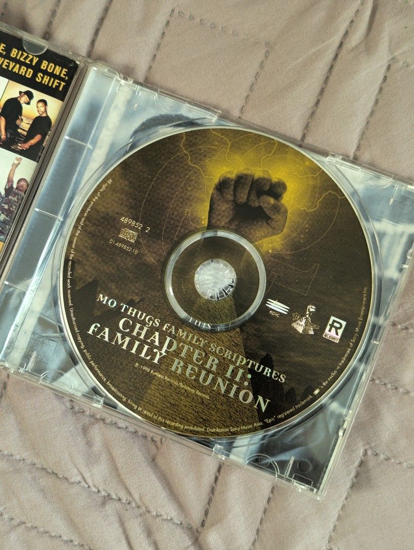 Mo Thugs Chapter II Family Reunion CD (Category: CDs & DVDs) located in Manila. Submitted by dorkystuff (Listing ID 1450422340, Image 3). Description: VG Condition US pressing MO THUGS CHAPTER II FAMILY REUNION feat. the hits Ghetto Cowboy and All Good. Shipping via J&T.