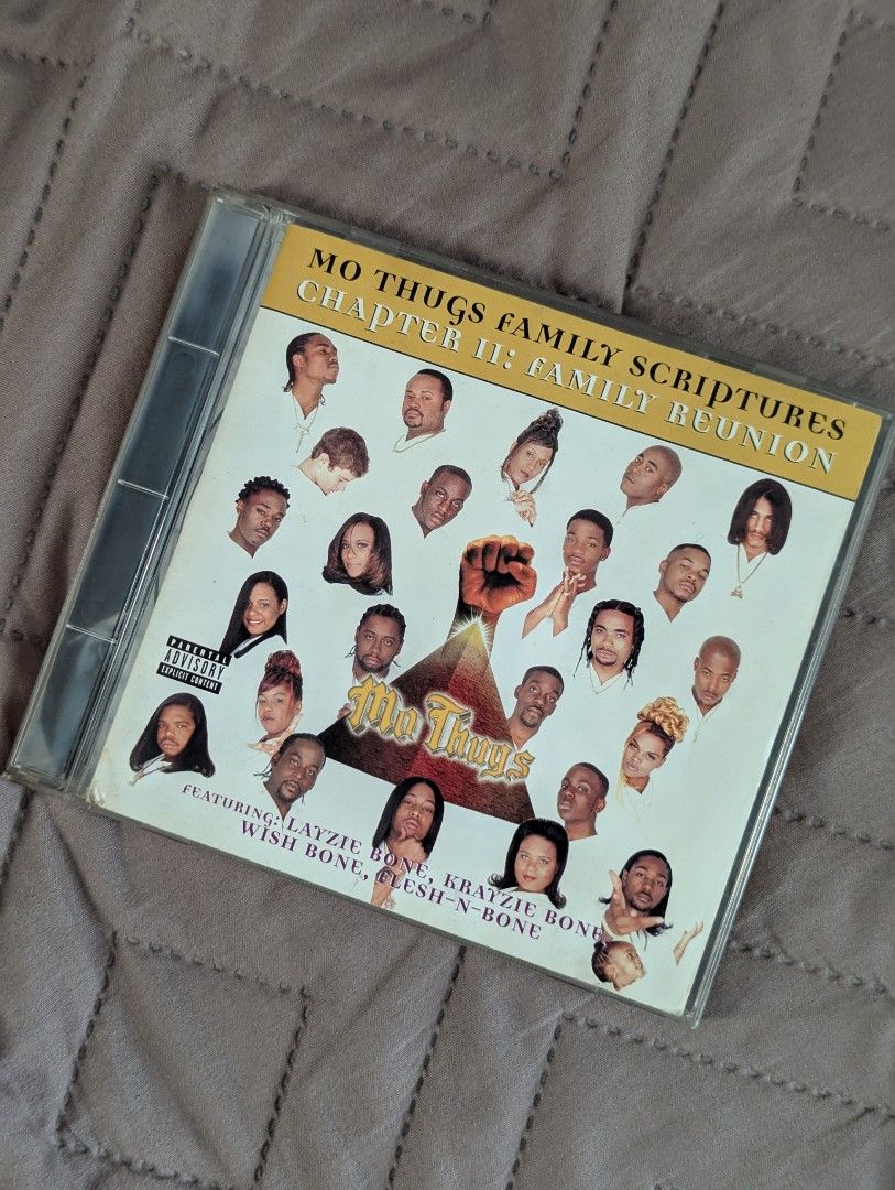 Mo Thugs Chapter II Family Reunion CD (Category: CDs & DVDs) located in Manila. Submitted by dorkystuff (Listing ID 1450422340, Image 1). Description: VG Condition US pressing MO THUGS CHAPTER II FAMILY REUNION feat. the hits Ghetto Cowboy and All Good. Shipping via J&T.