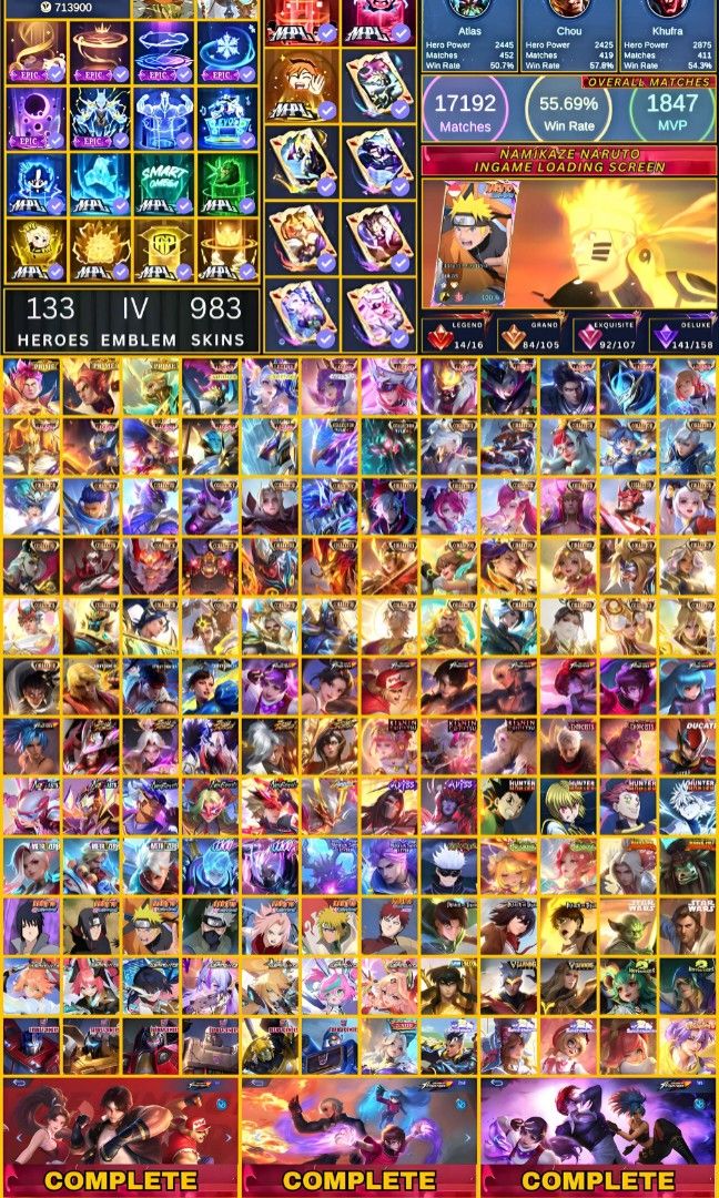 MOBILE LEGENDS LUXURY AND PREMIUM ACCOUNT (Category: Others) located in Manila. Submitted by oddowl_dd4178 (Listing ID 1450337998, Image 1). Description: 🚨 LOOKING FOR AN AFFORDABLE MLBB ACCOUNT? 👀🎮 Welcome to Vamos MLBB Store — your trusted partner for quality Mobile Legends accounts at budget-friendly prices! 💜 Tired of overpriced accounts? Dito sa Vamos MLBB Store, we make sure na sulit ang bawat account na makukuha mo. Whether you're a ca