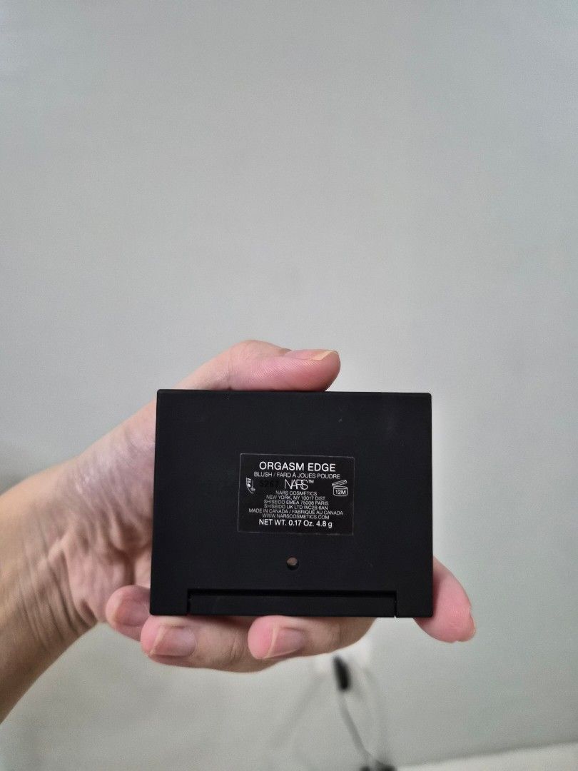 NARS BLUSH (Org**m Edge) (Category: Makeup) located in Las Pinas. Submitted by ktcuartina (Listing ID 1450358872, Image 2). Description: Swatched only. Same as the the org**m shade without the shimmer. Matte, blurring and lightweight. Impulse buying 😅.