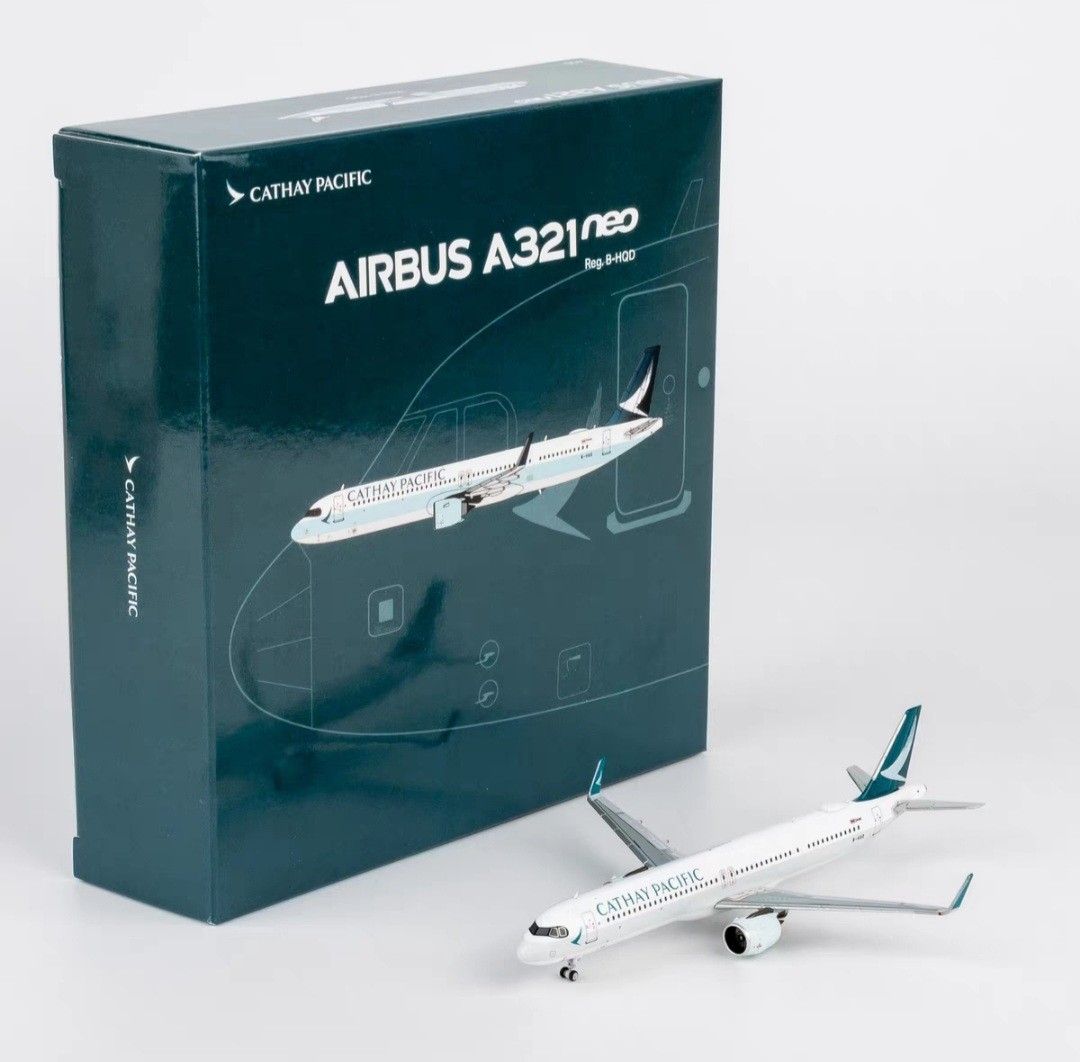 NG Airbus A321neo Cathay Pacific aircraft model （分類：汽車模型）位於 Hong Kong。 由 dkrtd567 提交（商品編號 1450503459，圖片 2）。簡介： NG Models -1:400 -Airbus A321neo Cathay aircraft -Original packaging - Registration: B-HPS/HQD/HPE 典藏版$410 標準版$390 交收地點可各大地鐵站 小本經營,多多體諒。