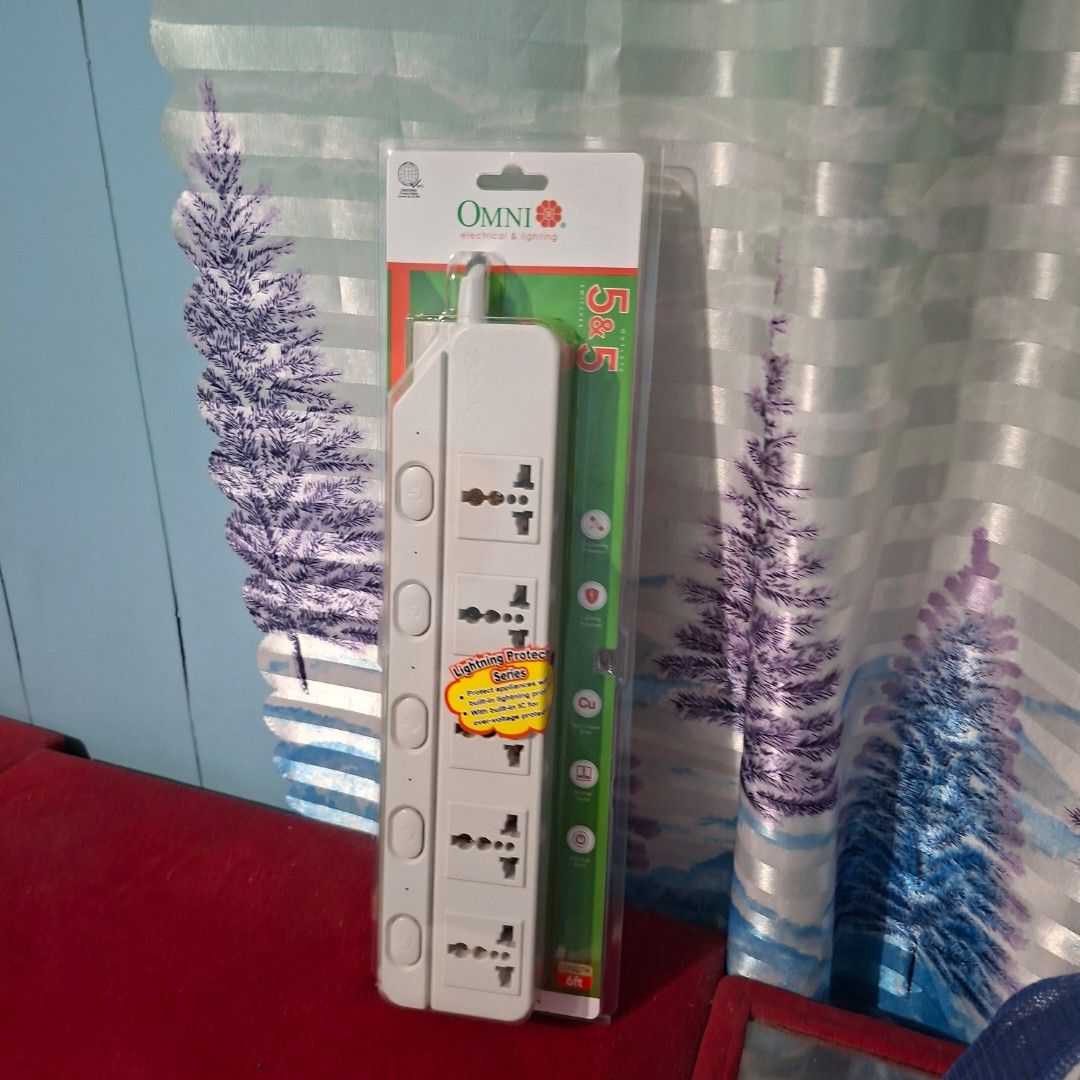 Omnib5 gang extension power cord (Category: Other Kitchen Appliances) located in Pasig City. Submitted by fasttech01 (Listing ID 1450375190, Image 3). Description: .