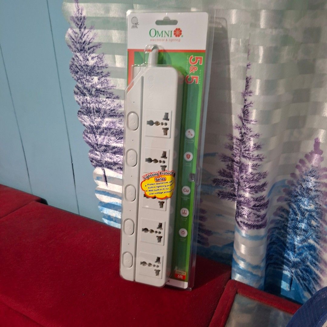 Omnib5 gang extension power cord (Category: Other Kitchen Appliances) located in Pasig City. Submitted by fasttech01 (Listing ID 1450375190, Image 2). Description: .