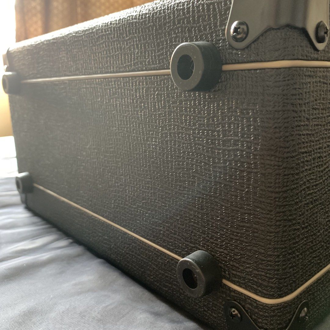 Orange Crush 20 Guitar Amplifier (Price is fixed) (Category: Musical Instruments) located in General Trias. Submitted by thegearstashofc (Listing ID 1450363517, Image 3). Description: - Orange Crush 20 Guitar Amp - Clean and Dirty Channels - EQ Controls: Treble, Middle, Bass - Gain and Volume Knobs - Headphone Jack for silent practice - Aux Input for jamming along - Ideal for practice sessions or small gigs.