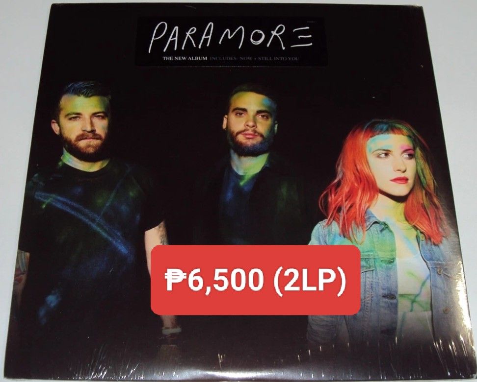 Paramore SELF-TITLED Vinyl - BLACK - New/Sealed! (Category: Vinyls) located in Manila. Submitted by ramonrobin.cruz (Listing ID 1450323678, Image 1). Description: Paramore SELF-TITLED Vinyl - BLACK - New/Sealed!.