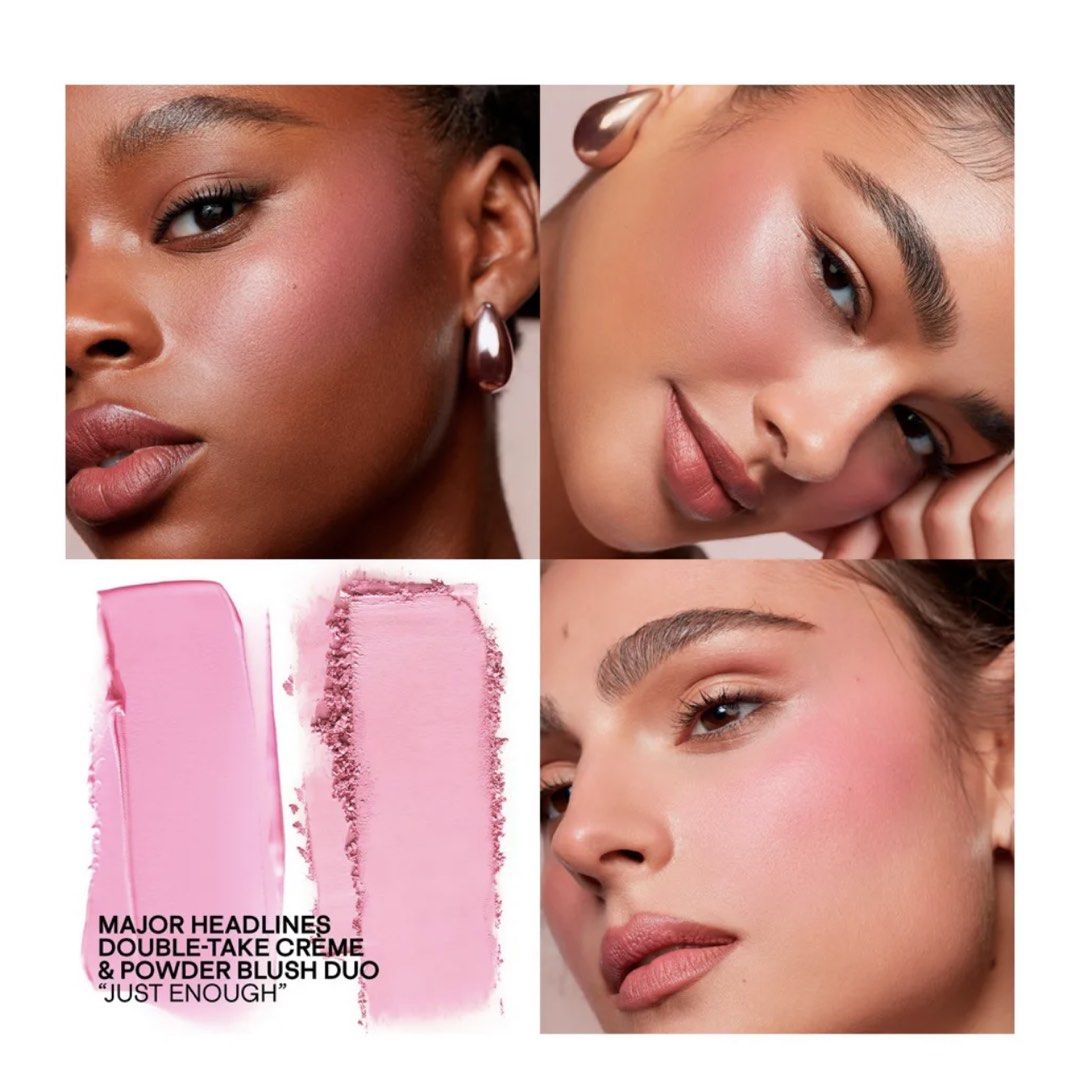 Patrick Ta Major Headlines Cream and Powder Blush (Category: Makeup) located in Quezon City. Submitted by declutterwjjj (Listing ID 1450483906, Image 3). Description: Both brand new and still with box bought in Sephora USA 🇦🇺 Can show receipts if skeptic! Only selling cos i bought too much make up 😭😅 Shade: Just Enough • 10g - 2,750 Shade: She's Seductive • 4.4g (Mini version) - 1750 ❗️SOLD❗️ Can give discounts if buying both just wanna declu