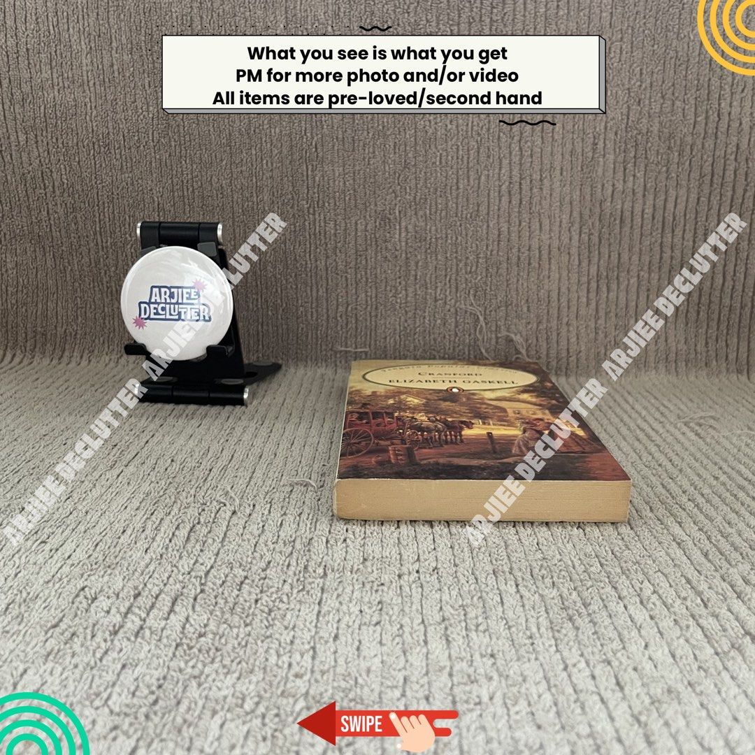 Penguin Popular Classics Cranford - Elizabeth Gaskell (Category: Storybooks) located in Tayabas. Submitted by arjieedeclutter (Listing ID 1450518744, Image 3). Description: 📢PLEASE READ 🧾MOP: Gcash (PAYMENT FIRST) 📦MOD: 📌🍊 and ⚫️ app for SHIPPING CHECK OUT ONLY WITHOUT INSURANCE (Declared basket value + Shipping Fee = Total Shipping Fee) 📌J&T (direct) WITH INSURANCE for SHIPPING ONLY 📌LBC COD or COP WITH INSURANCE for SHIPPING ONLY Reserva