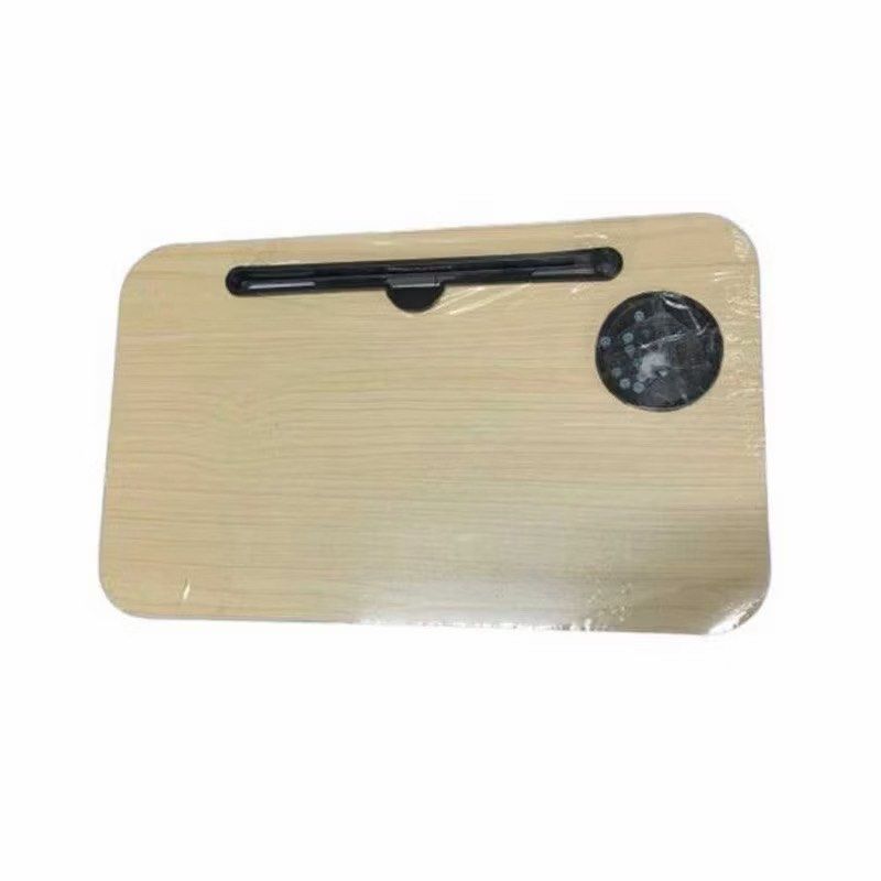 Portable Foldable Laptop Bed Table with Cup Holder (Category: Tables & Sets) located in Balungao. Submitted by janaleyy (Listing ID 1450355463, Image 2). Description: - Convenient foldable laptop table - Perfect for working or studying in bed or on the couch - Features a built-in cup holder - Stylish light wood grain surface - Legs fold flat for easy storage - Lightweight and portable design.