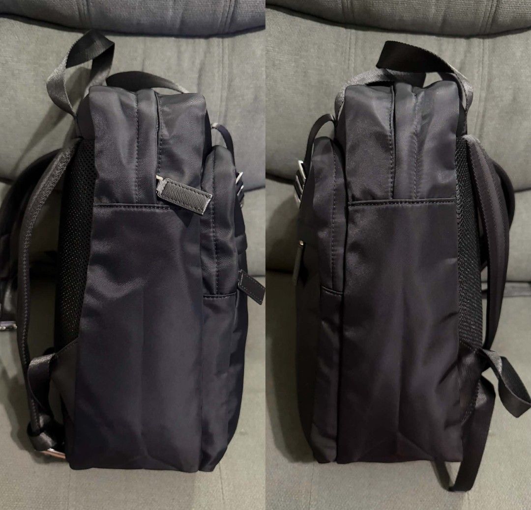 Prada Nylon Backpack (Category: Backpacks) located in Quezon City. Submitted by luxxechic (Listing ID 1450369371, Image 3). Description: coded with tag lampo under zip with dust bag good as new no issue actual photo posted japan preloved mop: gcash.