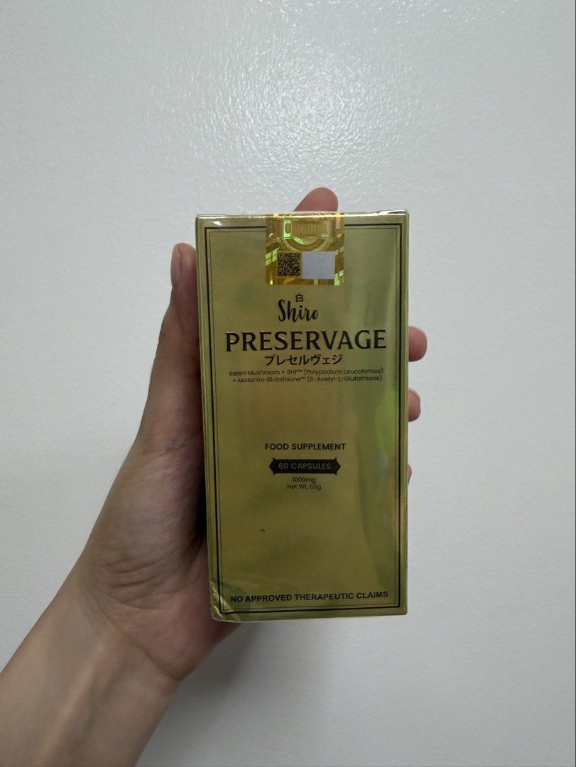 Preservage Glutathione capsules (SEALED) (Category: Health Food, Drinks & Tonics) located in Marikina City. Submitted by llyrysh15 (Listing ID 1450344973, Image 1). Description: Not for lactating or pregnant women. .
