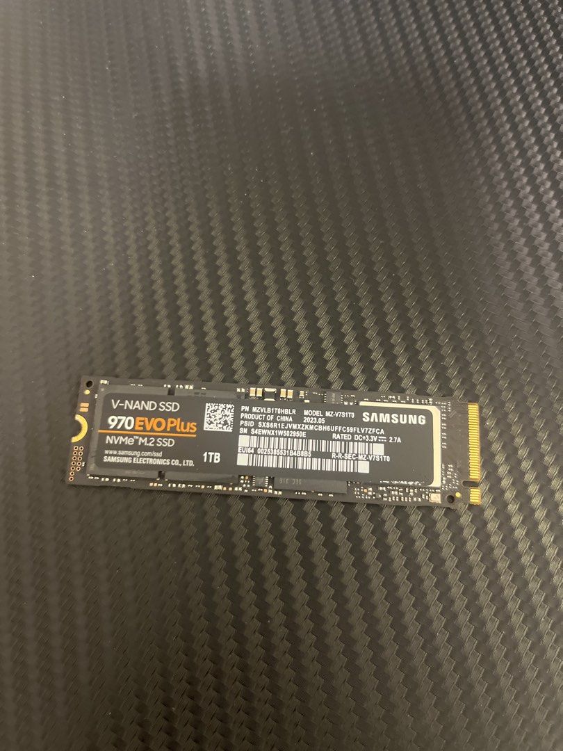 Samsung 970 EVO Plus 1TB NVMe M.2 SSD