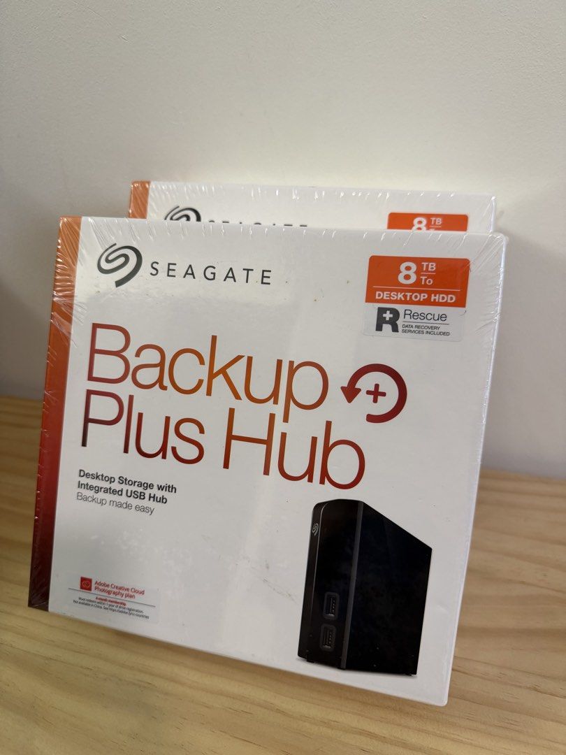 Seagate Backup Plus Hub 8TB External Desktop (BNIB)