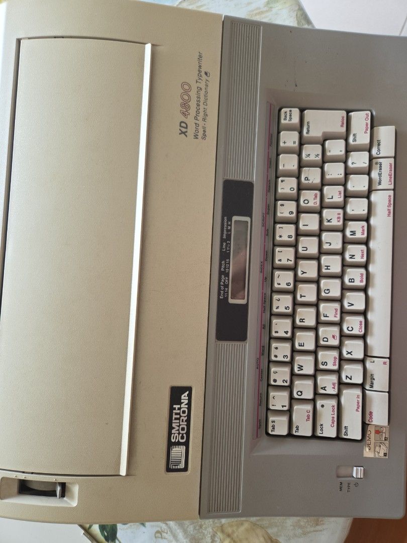 Smith Corona XD 4800 Word Processing Typewriter512754314128936960