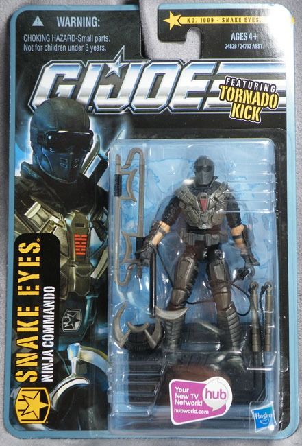 Snake Eyes Tornado Kick Gijoe 30th Hasbro (Category: Action & Battle Toys) located in Paranaque City. Submitted by otakuri (Listing ID 1450352532, Image 1). Description: FS: Snake Eyes Tornado Kick Gijoe 30th Hasbro -1,999 - Authentic Original Habro - Unopened Factory Sealed Card, Never been opened. Like Brand new. - You can request actual pictures if buying not looking. - Meet up at Sucat Paranaque, (other places like Alabang Festival Mall, MOA,