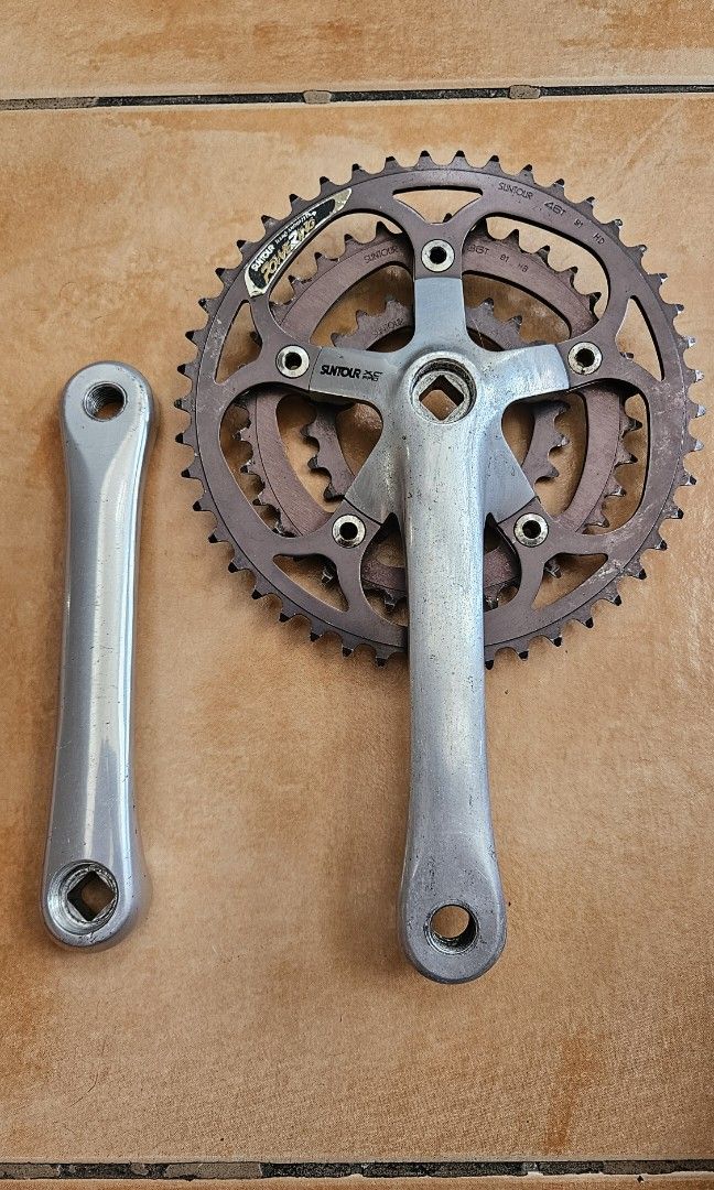 Suntour XC PRO (Category: Bicycles) located in Quezon City. Submitted by oldbridgecycles (Listing ID 1450449019, Image 3). Description: - Suntour XC Pro crankset - 175mm - 24/36/46T 4500 pesos.