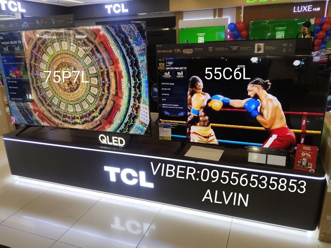 TCL 55P7L 4K UHD Android Smart TV (Category: TV) located in Makati City. Submitted by maxalvin011520 (Listing ID 1450337018, Image 2). Description: 🖥️TCL TV BRANDNEW AND SEALED UNIT🖥️ 𝟦𝖪 𝖦𝖮𝖮𝖦𝖫𝖤 𝖳𝖵 𝖵𝟨𝖡 𝖲𝖤𝖱𝖨𝖤𝖲 : 43V6B - 17,990 50V6B - 20,490 PREMIUM QD-MINILED/6500NITS 2025 : 98X11K - 301,990 PREMIUM QD-MINILED/CRYSTAL GLOW HYA PANEL/BANG & OLUFSEN 2025 : 115C7K - 516,000 55C7K - 39,790 PREMIUM QD-MINI LED/ONKYO 2025 : 65C6K - 