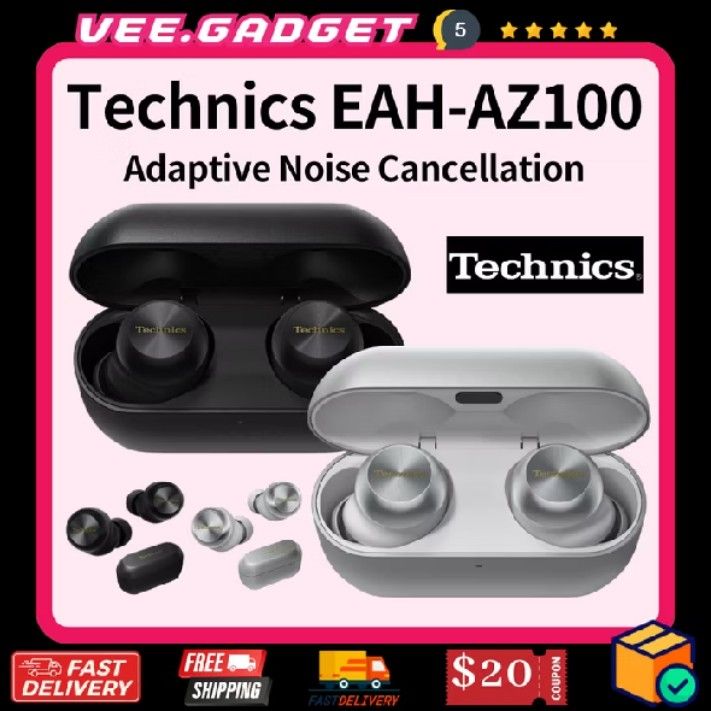 Technics EAH-AZ100 Adaptive Noise Cancellation Earbuds