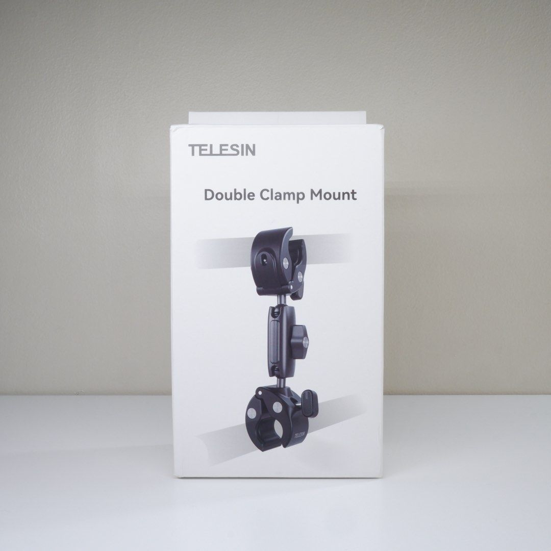 Telesin Double Clamp Mount (Category: Mounts & Holders) located in Manila. Submitted by abbyaguilar (Listing ID 1450504637, Image 2). Description: 📍Malabon City (for pickup / meetup near my location only).