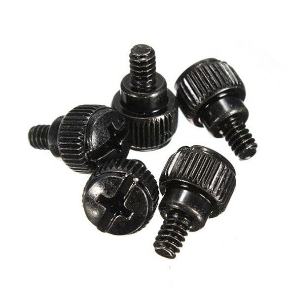 Thumbscrew 4pcs for Desktop PC Case (Category: Computer Parts) located in Quezon City. Submitted by victr2 (Listing ID 1450495225, Image 2). Description: Thumbscrew 4pcs for Desktop PC Case Package Contents 4pcs Thumbscrew A and B:computer case thumb screws suitable for DIY use of 3.5 thick desktop computers. Specifications: M3.5 (# 6-32) x 6mm Size: 6 #-32x5mm Phillips Size: (horizontal*Vertical) 4*8mm Overall Size: 14 x 9mm/0.55" x 0.35"(L*Max.