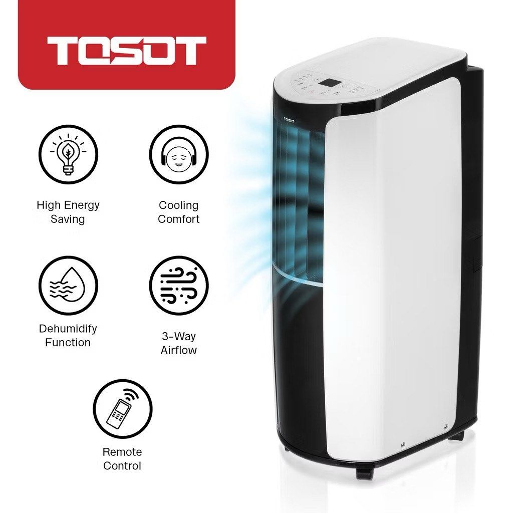 Tosot Portable Aircon (Category: Air Conditioning and Heating) located in Mandaluyong City. Submitted by grmnk (Listing ID 1450400572, Image 2). Description: Real aircon (not just an air cooler) Retails for 34,995 (selling for half price!) Complete accessories EXCEPT box Used only for 2 weeks! Letting go cos we decided to get a new split-type AC Buyer must be willing to pick up the item BY CAR from Acqua Private Residences in Mandaluyong .