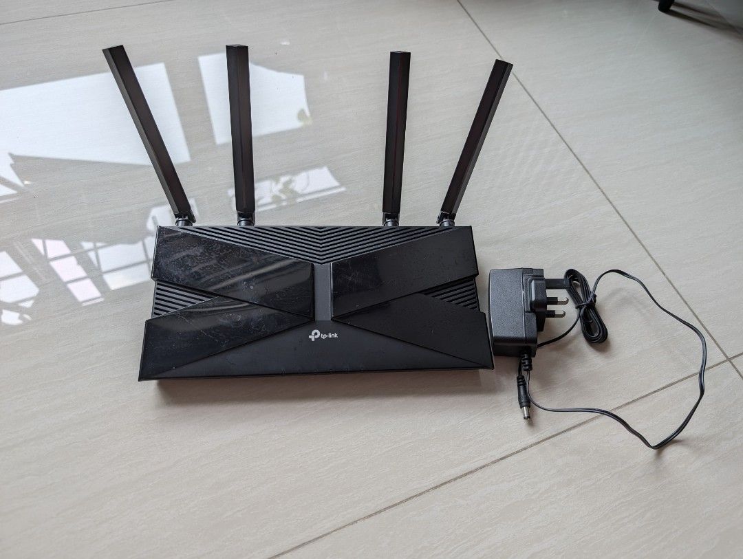 TP-Link WiFi Router with Power Adapter