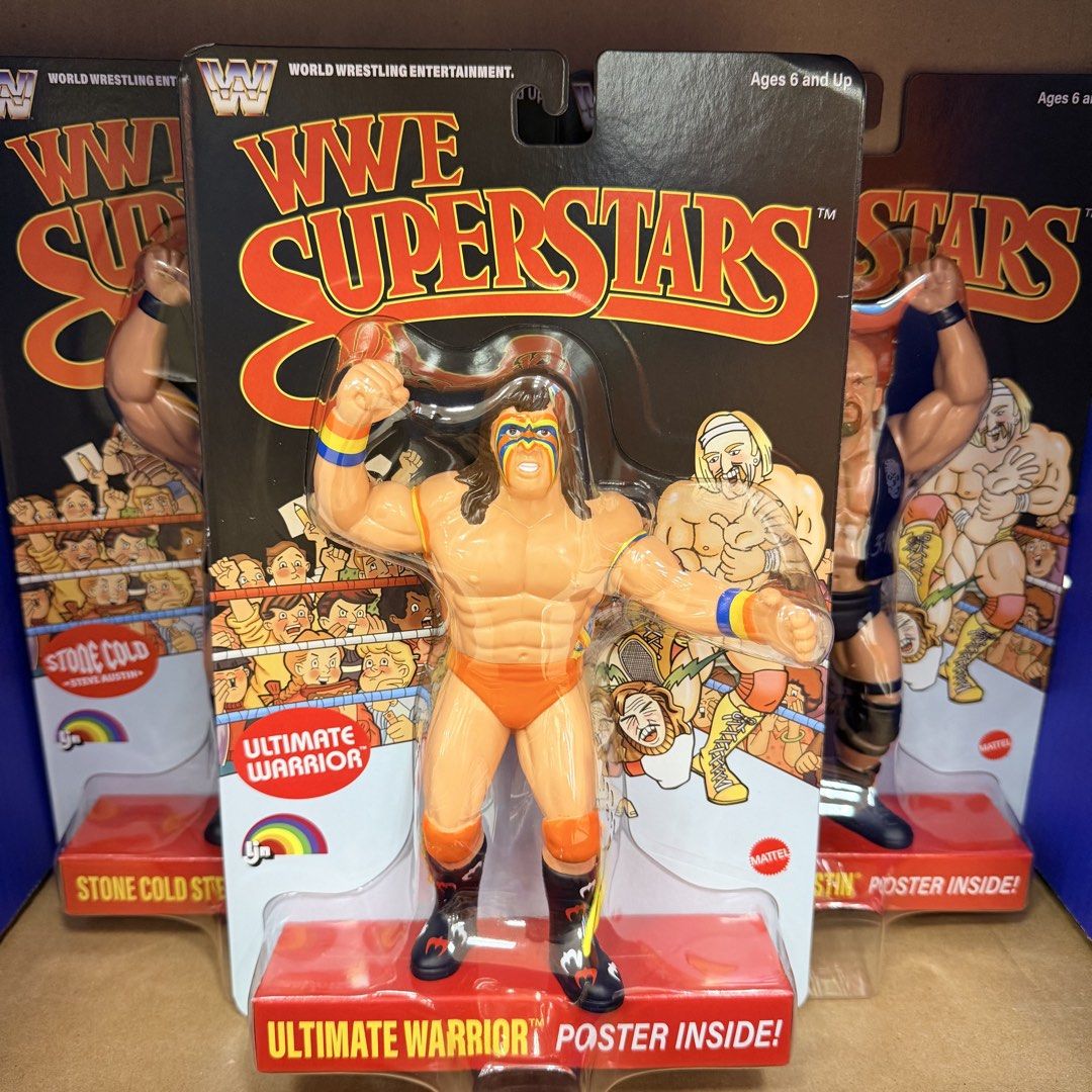 ULTIMATE WARRIOR WWE Superstars ***PRE-ORDER*** (Category: Action & Battle Toys) located in Quezon City. Submitted by jasperstoyvault (Listing ID 1450327250, Image 1). Description: ***PRE-ORDER*** New and sealed. Bought and shipped from US. Location: Novaliches QC ETA: To be confirmed For pick up only Payment: BDO BPI GCash.