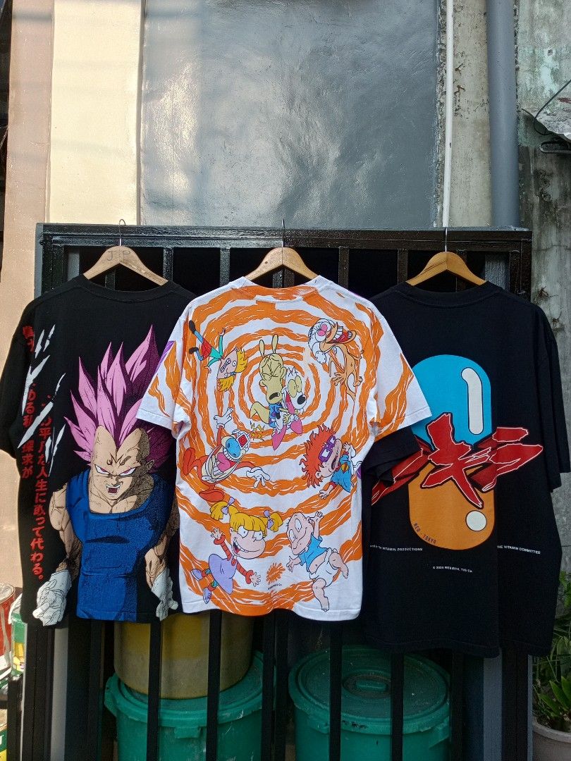 VINTAGE VITAMIN (Category: Tshirts & Polo Shirts ) located in Manila. Submitted by thrift.vtg (Listing ID 1450501295, Image 2). Description: VEGETA XL TOONIVERSE XL AKIRA 2XL 15K BUNDLE.